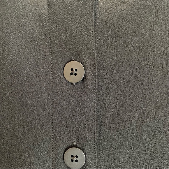 Madewell Crewneck Button Back Black Preppy Mini Dress XS Extra Small - Picture 14 of 16